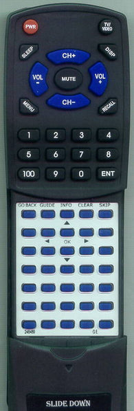 GE 27GT722 Replacement Remote