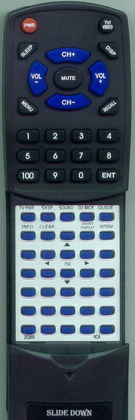 RCA RT252958 Replacement Remote