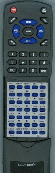 RCA RT257123 Replacement Remote