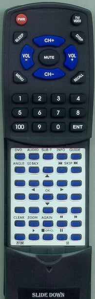 GE RCG110DA1 Replacement Remote