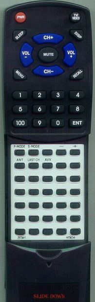 HITACHI CU4601BK Replacement Remote