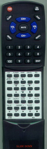 RCA 257350 Replacement Remote