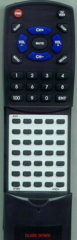 HITACHI 50UX11K SIMPLE Replacement Remote Control - Thumbnail 2