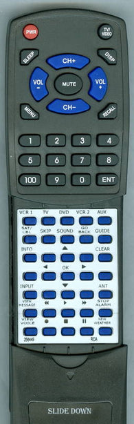 RCA RT258449 Replacement Remote
