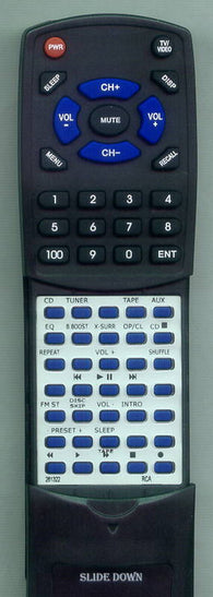 RCA RT261322 Replacement Remote