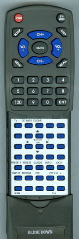 RCA D52W14BYX1 Replacement Remote