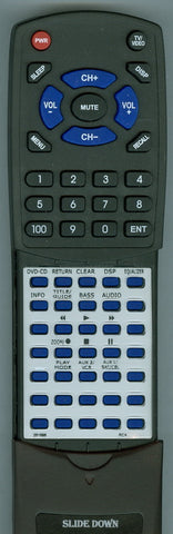 RCA RT261698 Replacement Remote