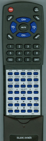 RCA RT264847 Replacement Remote