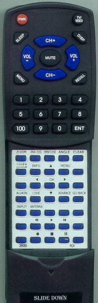RCA DRC8310N Replacement Remote