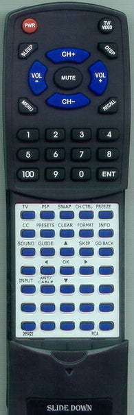 RCA RT265422 Replacement Remote