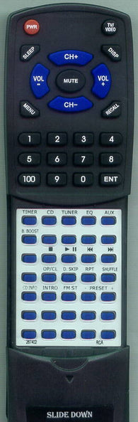 RCA 267402 Replacement Remote