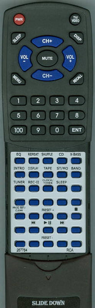 RCA 267784 Replacement Remote