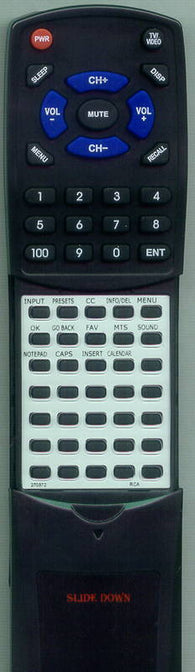 RCA RT270372 Replacement Remote