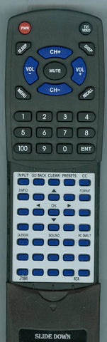 RCA RT270885 Replacement Remote