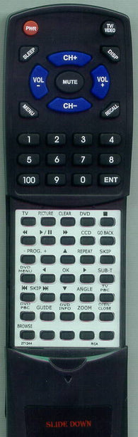 RCA 20F510TDC Replacement Remote