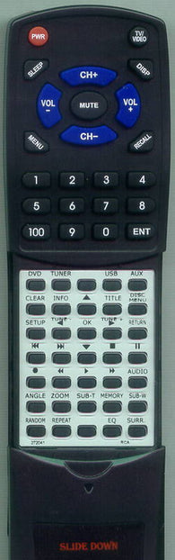 RCA 272041 Replacement Remote