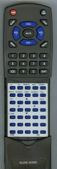 RCA RT273339 Replacement Remote
