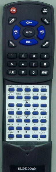 RCA 273470 Replacement Remote