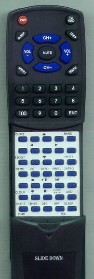 RCA RT274405 Replacement Remote