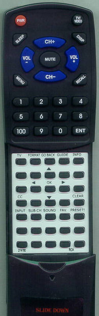 RCA L32WD22 Replacement Remote