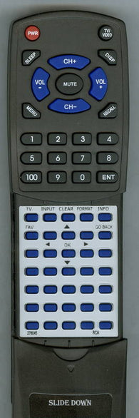 RCA RT276045 Replacement Remote