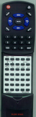 WEST 290-150012-011 Replacement Remote