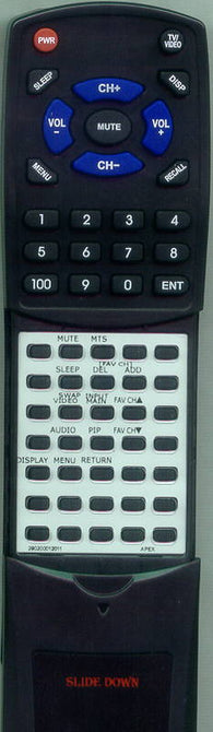 APEX 290-200012-011 Replacement Remote
