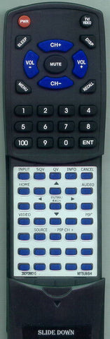 MITSUBISHI 290P066A10 Replacement Remote