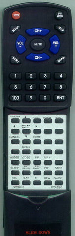 MITSUBISHI VS60603 Replacement Remote