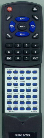 MITSUBISHI WS65819 Replacement Remote