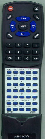 MITSUBISHI RT290P118010 Replacement Remote