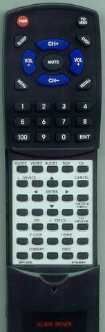 MITSUBISHI WD62528 Replacement Remote