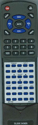 MITSUBISHI WD65831 Replacement Remote