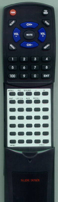 HITACHI RT2970901 Replacement Remote
