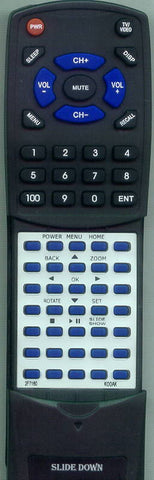 KODAK 2F7160 Replacement Remote