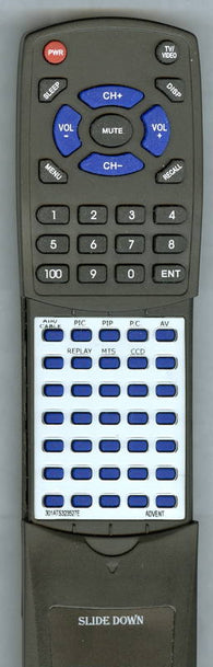 ADVENT RT301ATS323527E Replacement Remote