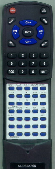 AUDIOVOX FPE3207 Replacement Remote