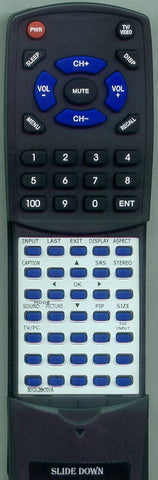 AUDIOVOX FPE3207 Replacement Remote