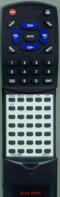AUDIOVOX RT301Q20Y1528MD Replacement Remote
