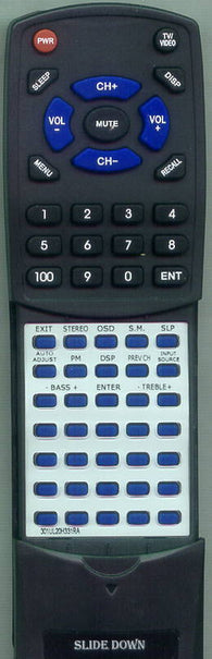 AUDIOVOX RCU31R0A Replacement Remote