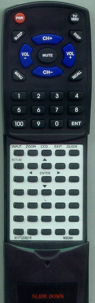 DYNEX 301-VTQ2092-21B Replacement Remote