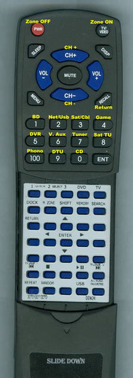 DENONINSERT RT307010071007D Replacement Remote