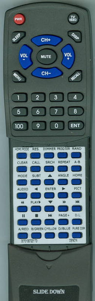 DENON RT307010072017D Replacement Remote