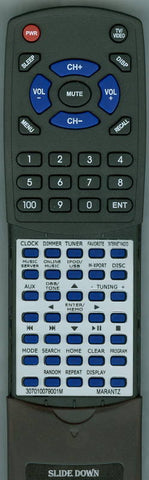 MARANTZ 307010079001M Replacement Remote