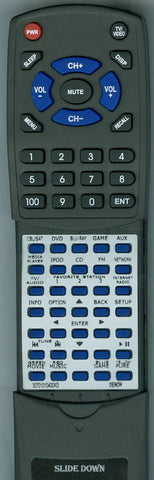 DENON 30701010400AD Replacement Remote