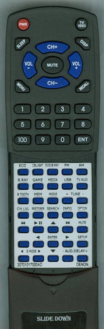 DENON AVR-X520BT Replacement Remote