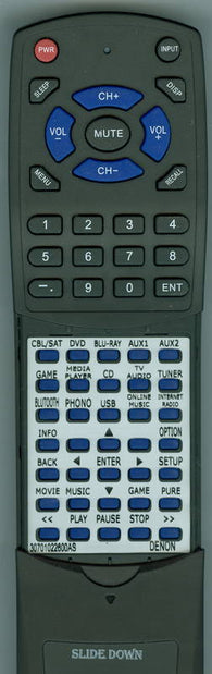 DENON RT30701022600AS Replacement Remote