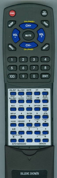 DENONINSERT RT30701024400AD Replacement Remote