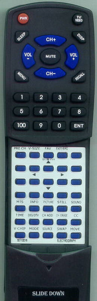 ELECTROGRAPH RT30T10016 Replacement Remote