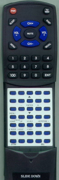 DELL 1800MP Replacement Remote